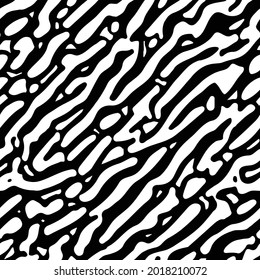 Seamless vector pattern.
Natural shapes, diagonal organic curves background.