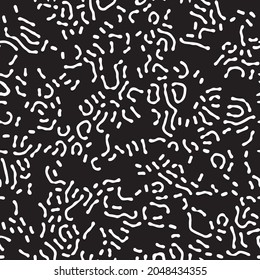 Seamless vector pattern.
Natural shapes design, organic modern streamers texture.