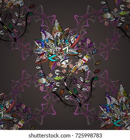 Seamless vector pattern. Nice fabric pattern. Floral background.