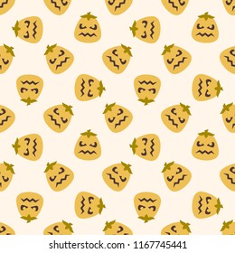 Seamless vector pattern on Halloween. Background for printing on paper, wallpaper, covers, textiles, fabrics, for decoration, decoupage, scrapbooking and other
