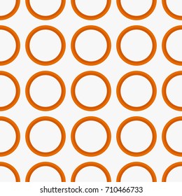 Seamless vector pattern with orange rings