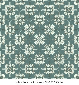Seamless vector pattern with oriental motives. Background with abstract ornament in ethnic style. Textile design.
