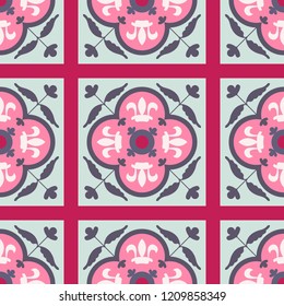 Seamless vector pattern with Oriental ornament. Perfect for fabrics, promotional products, notebooks. Traditional ethnic background.