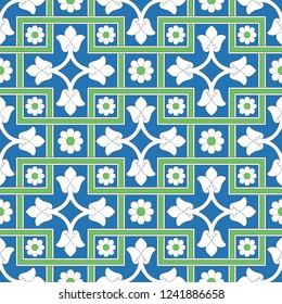 Seamless vector pattern in Oriental style. Image for decoration of various designs for the Eastern holidays and much more.
