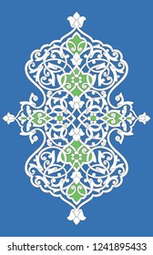 Seamless vector pattern in Oriental style. Image for decoration of various designs for the Eastern holidays and much more.