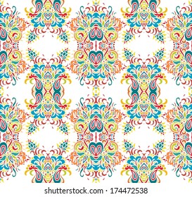 Seamless vector pattern  oriental style