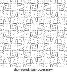 Seamless vector pattern in ornamental style