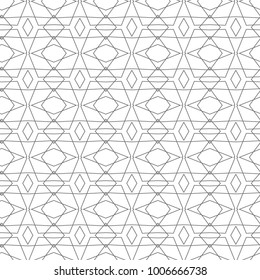 Seamless vector pattern in ornamental style