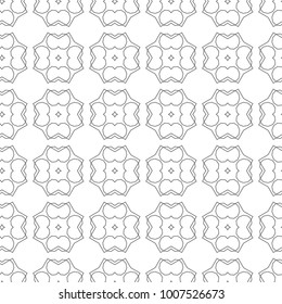 Seamless vector pattern in ornamental style