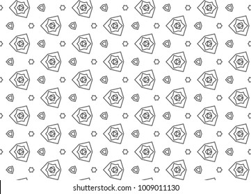 Seamless vector pattern in ornamental style