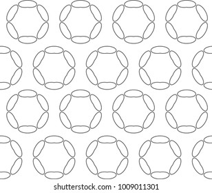 Seamless vector pattern in ornamental style