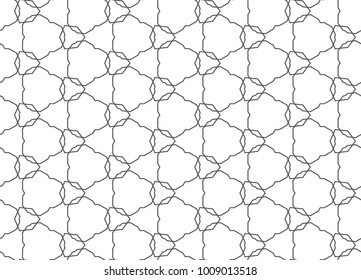 Seamless vector pattern in ornamental style