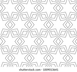 Seamless vector pattern in ornamental style