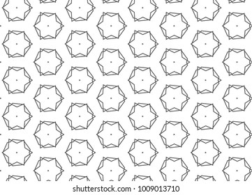 Seamless vector pattern in ornamental style