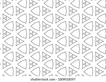 Seamless vector pattern in ornamental style
