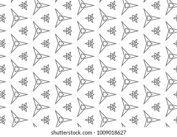Seamless vector pattern in ornamental style