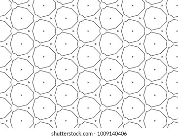 Seamless vector pattern in ornamental style
