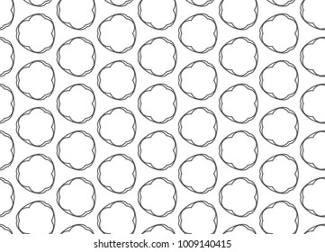 Seamless vector pattern in ornamental style
