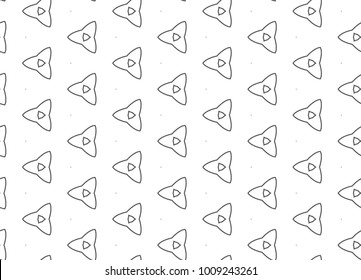 Seamless vector pattern in ornamental style