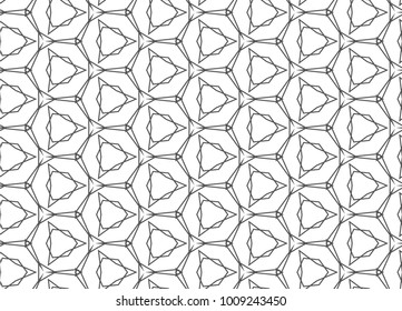 Seamless vector pattern in ornamental style