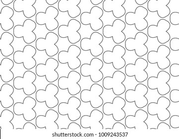 Seamless vector pattern in ornamental style