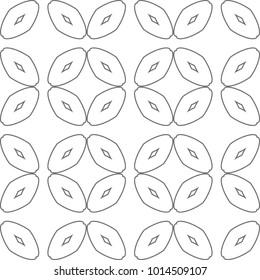 Seamless vector pattern in ornamental style