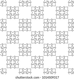 Seamless vector pattern in ornamental style