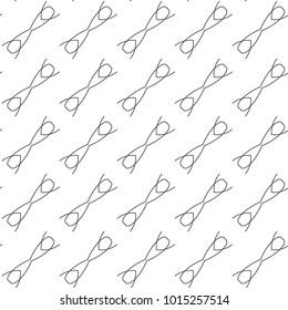 Seamless vector pattern in ornamental style