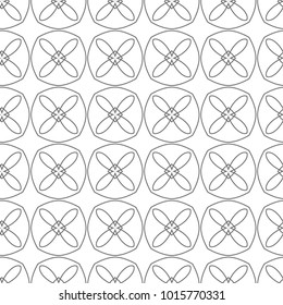 Seamless vector pattern in ornamental style