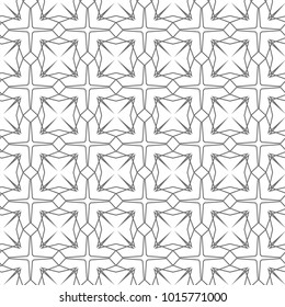 Seamless vector pattern in ornamental style