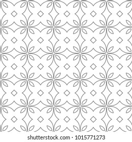Seamless vector pattern in ornamental style