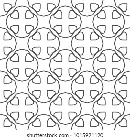Seamless vector pattern in ornamental style
