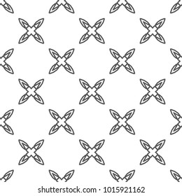 Seamless vector pattern in ornamental style