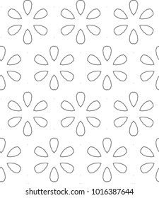 Seamless vector pattern in ornamental style