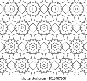 Seamless vector pattern in ornamental style Seamless vector pattern in ornamental style