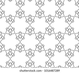 Seamless vector pattern in ornamental style