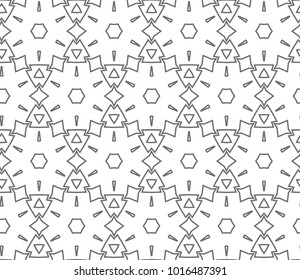 Seamless vector pattern in ornamental style