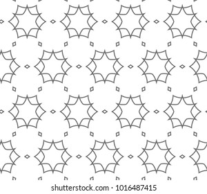 Seamless vector pattern in ornamental style