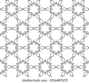 Seamless vector pattern in ornamental style