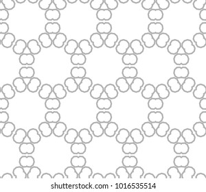 Seamless vector pattern in ornamental style