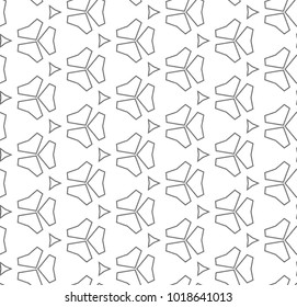 Seamless vector pattern in ornamental style