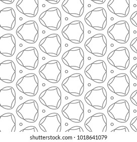 Seamless vector pattern in ornamental style