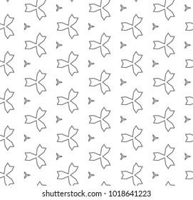 Seamless vector pattern in ornamental style