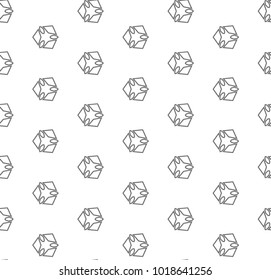 Seamless vector pattern in ornamental style