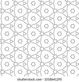 Seamless vector pattern in ornamental style