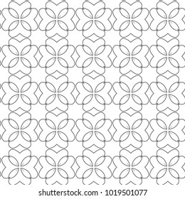 Seamless vector pattern in ornamental style