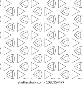 Seamless vector pattern in ornamental style