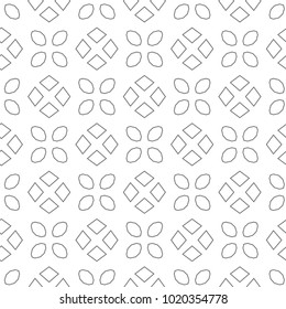Seamless vector pattern in ornamental style