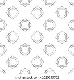Seamless vector pattern in ornamental style