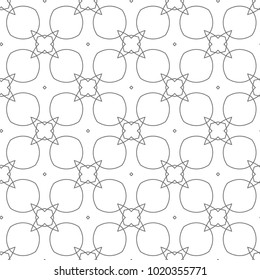 Seamless vector pattern in ornamental style